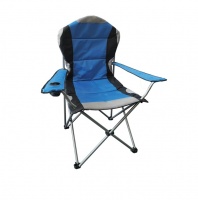 Redwood Leisure High Back Canvas Folding Chair